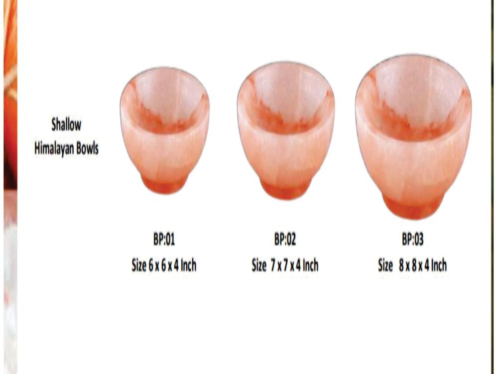 Food grade Himalayan salt bowls, plates and mortars